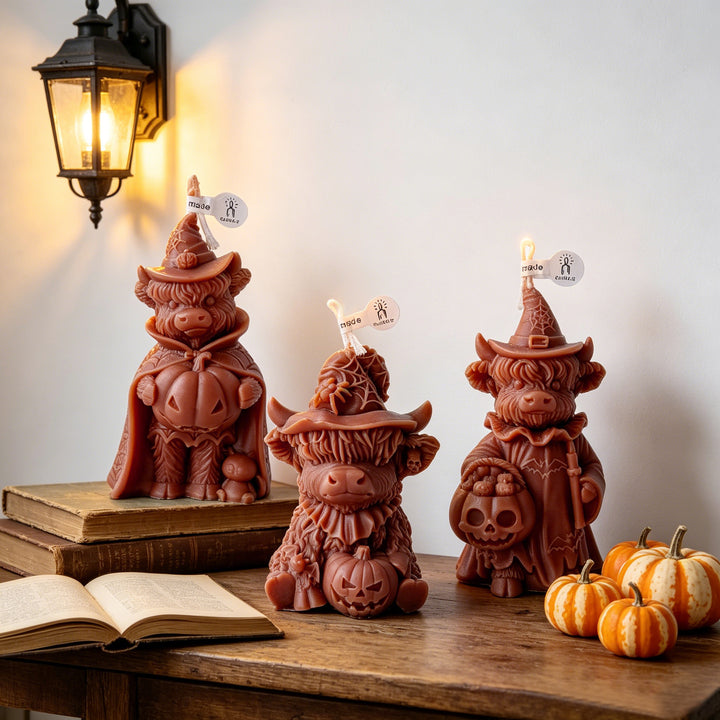 Pumpkin-Shaped Candle Holder