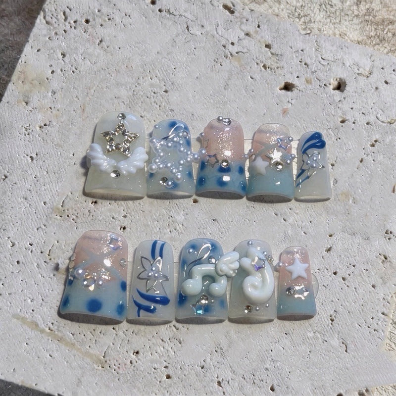 Decorative Themed Press-On Nail Art Set