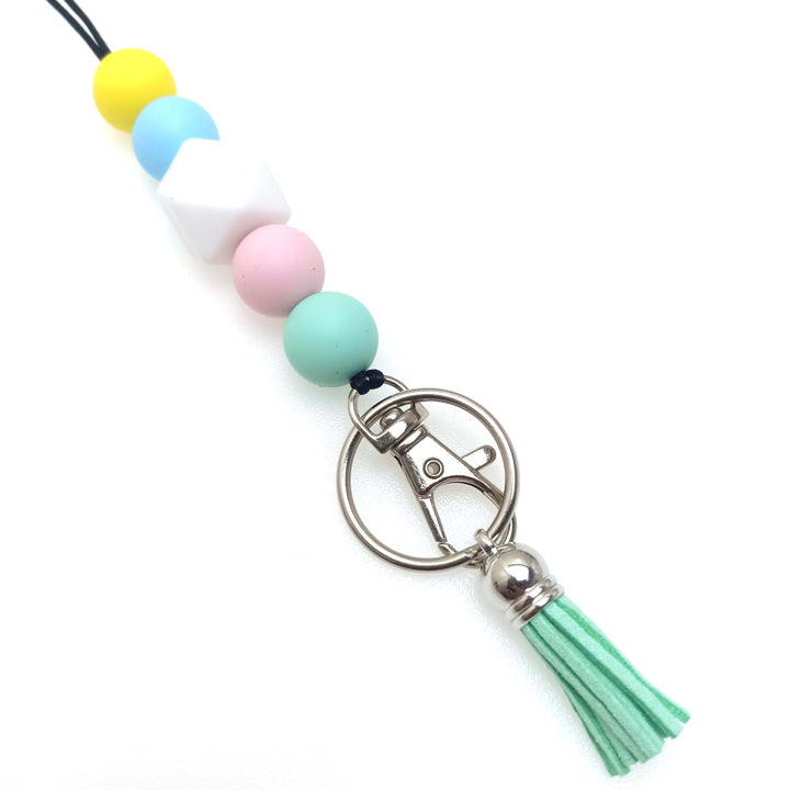 Colorful Beaded Keychain Holder Kalsten