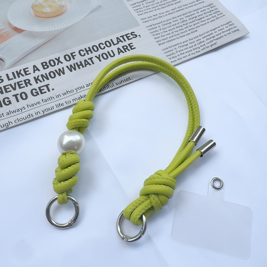 Elegant Knotted Leather Keychain Holder Kalsten
