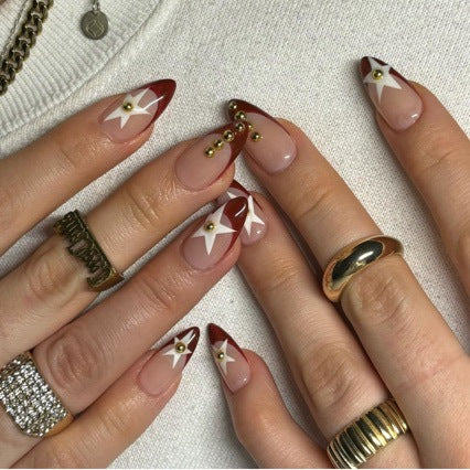Artistic Star Accent Nail Art Extensions