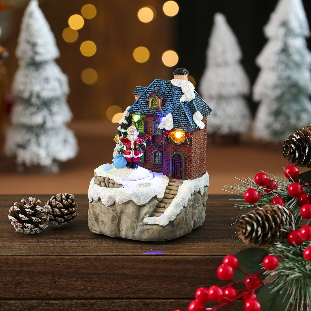 LED Illuminated Christmas Village House Decoration Kalsten