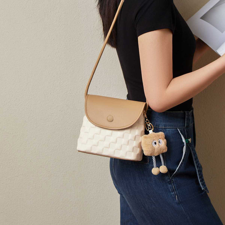 Charming Textured Crossbody Bag Kalsten
