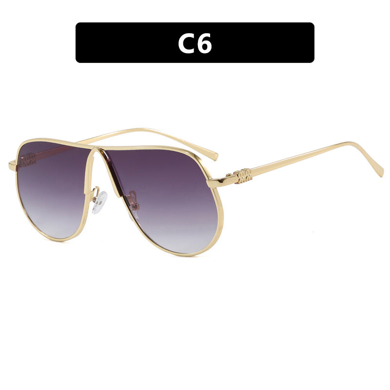 Women's pilot sunglasses with high-quality metal frame and polarized lenses Kalsten