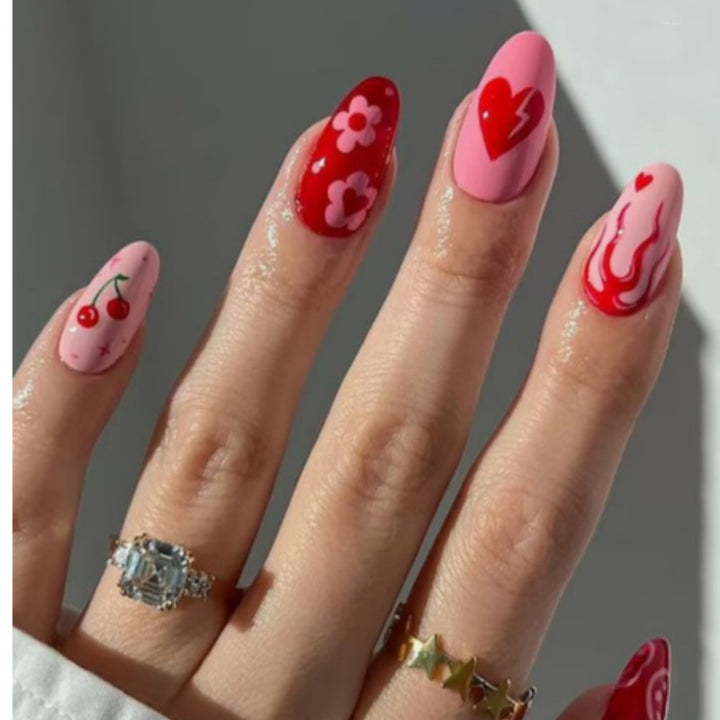 Animal-Inspired Press-On Nail Art Set Kalsten