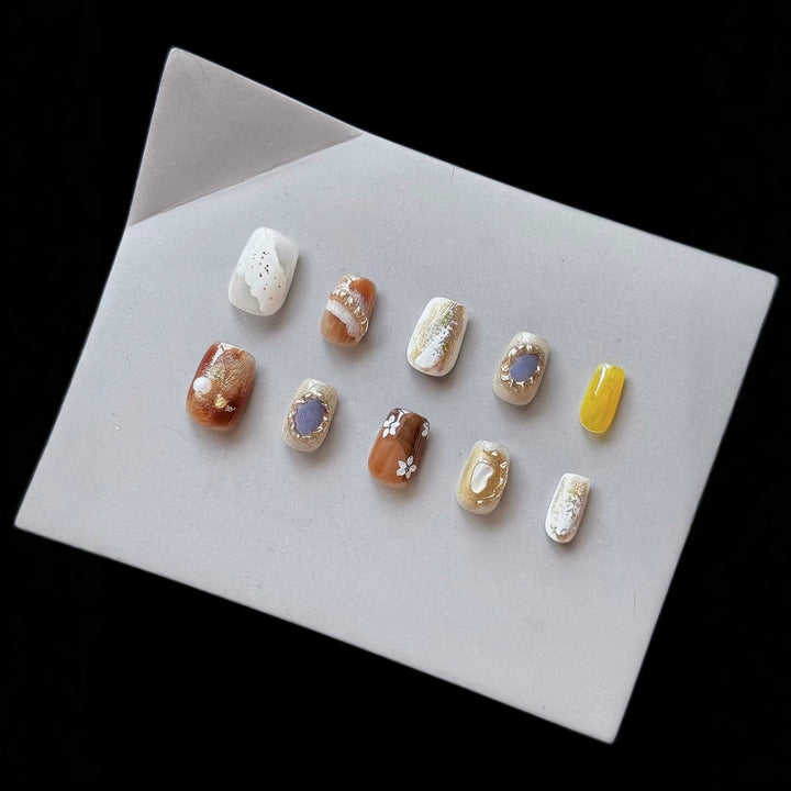 Artistic Decorative Press-On Nail Kit