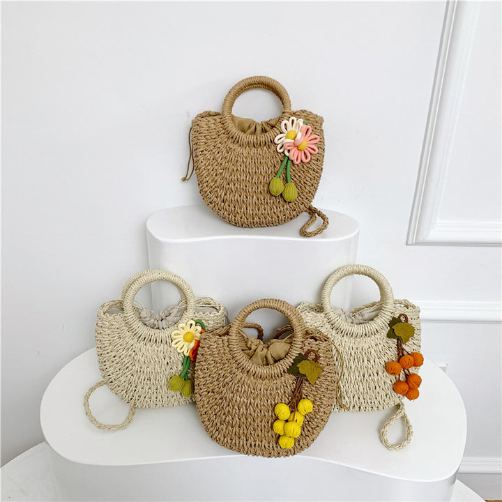 Handcrafted Woven Straw Tote