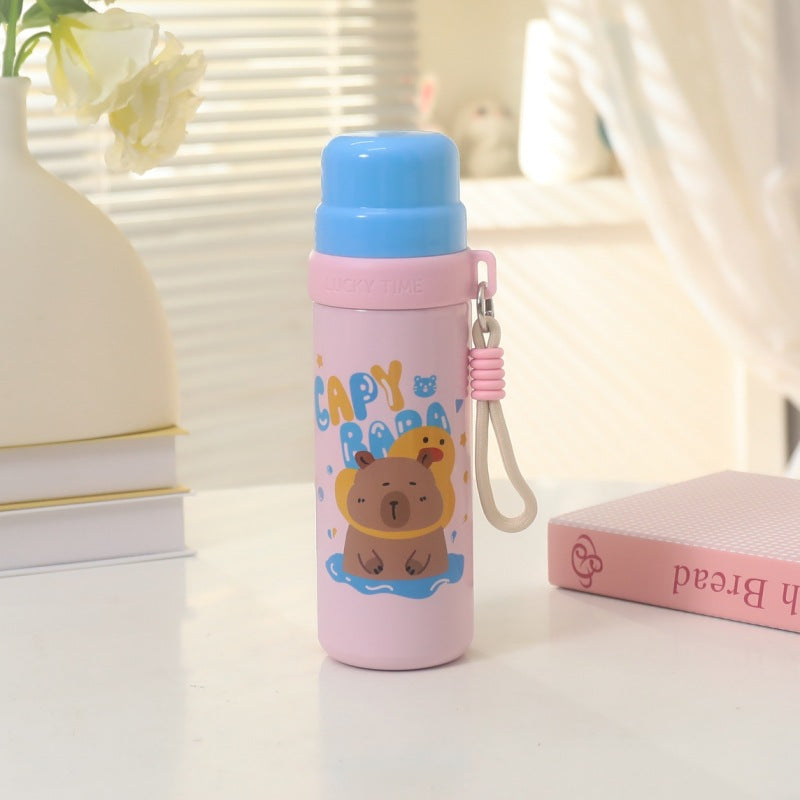 Ladies Insulated Drinking Bottle with Cheerful Animal Motif Kalsten