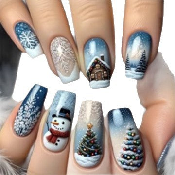 Festive Holiday Nail Art Kit Kalsten