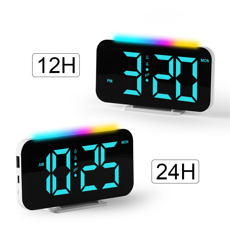 Digital radio alarm clock with large LED digits Kalsten