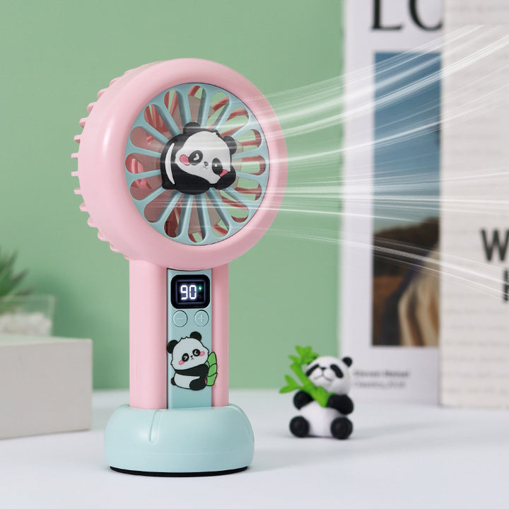 Women portable mini fan with cute panda design Kalsten