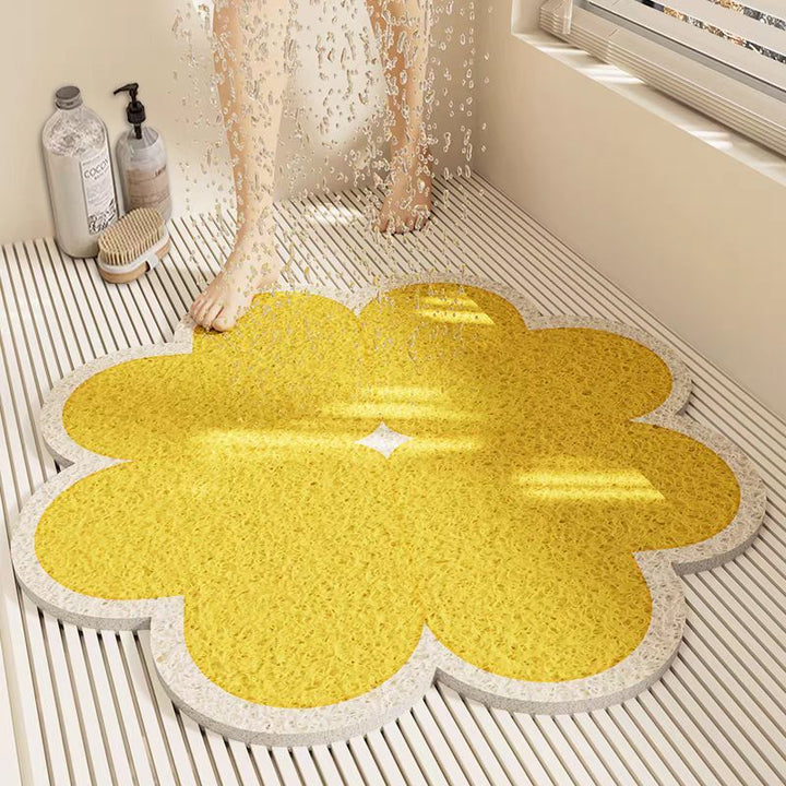 Floral Shaped Bath Mat Kalsten