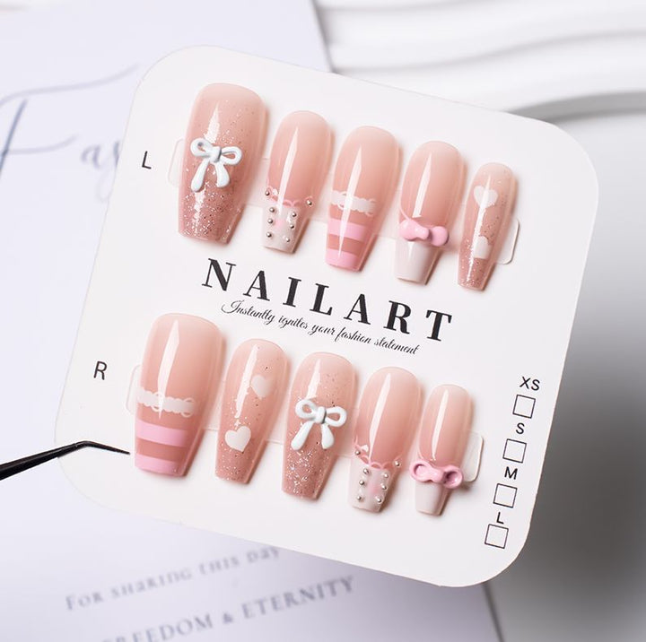 Artistic 3D Butterfly Press-On Nail Set Kalsten
