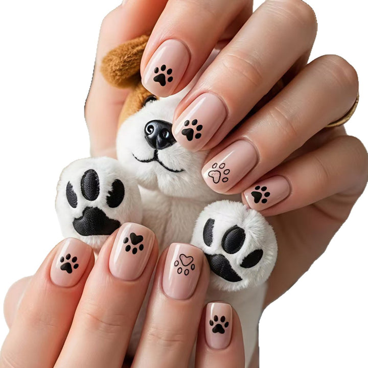 Playful Pet-Themed Nail Art Kalsten