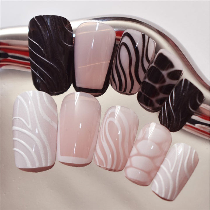 Creative Abstract Press-On Nails Kalsten