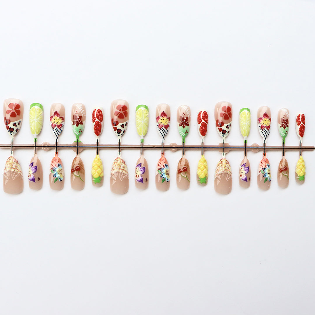 Vibrant Floral Nail Art Collection