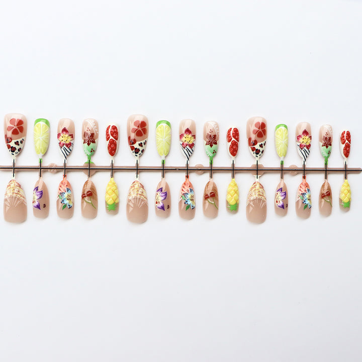 Vibrant Floral Nail Art Collection