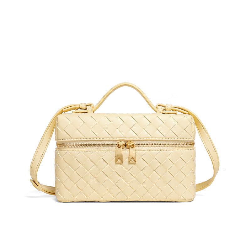 Woven Leather Cosmetic Case Kalsten