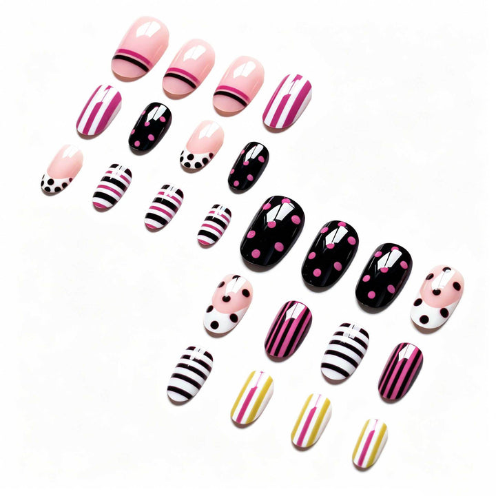 Artistic Chocolate-Themed Nail Art Kit