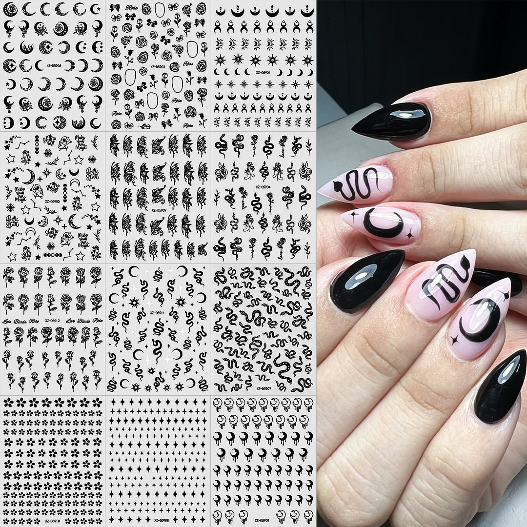 Artistic Nail Art Transfer Stickers