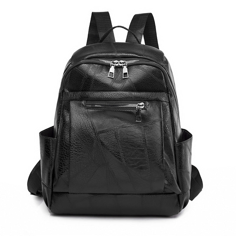 Luxurious Multi-Compartment Leather Backpack Kalsten