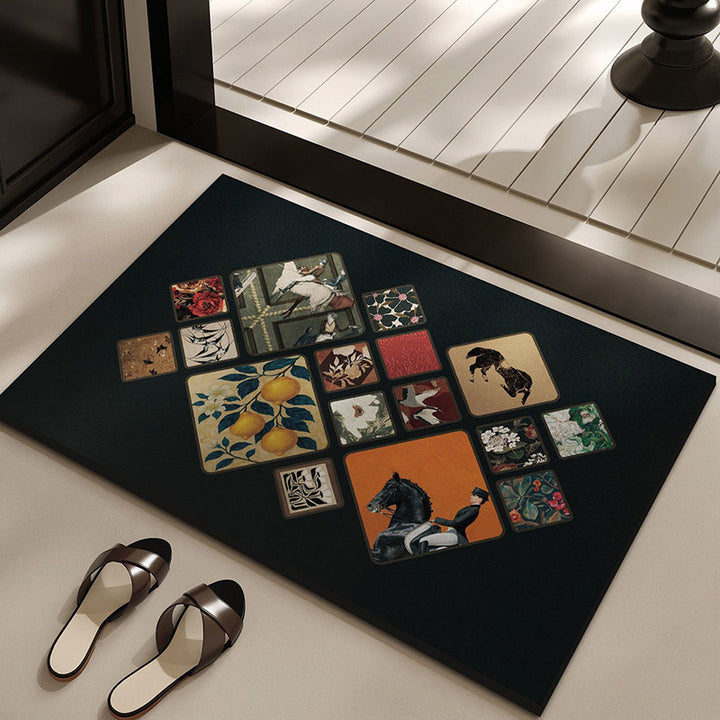 Artistic Patchwork Entry Mat Kalsten