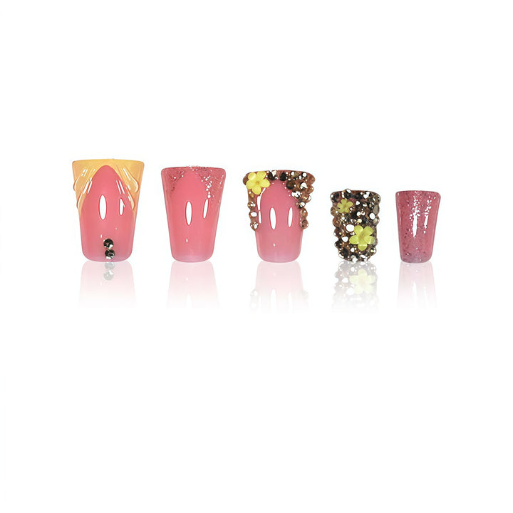 Decorative Floral 3D Nail Art Extensions Kalsten