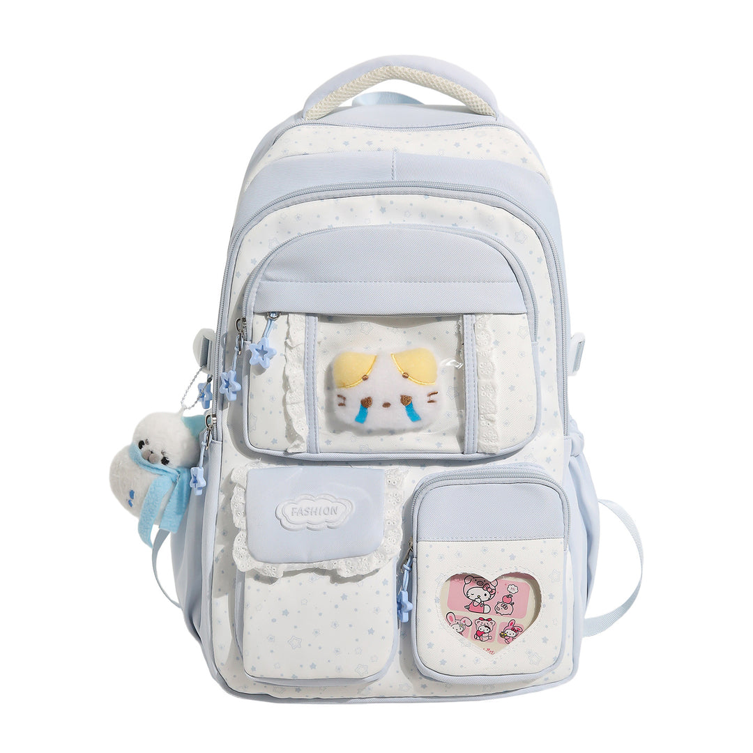 Stylish Star-Print Casual Backpack Kalsten