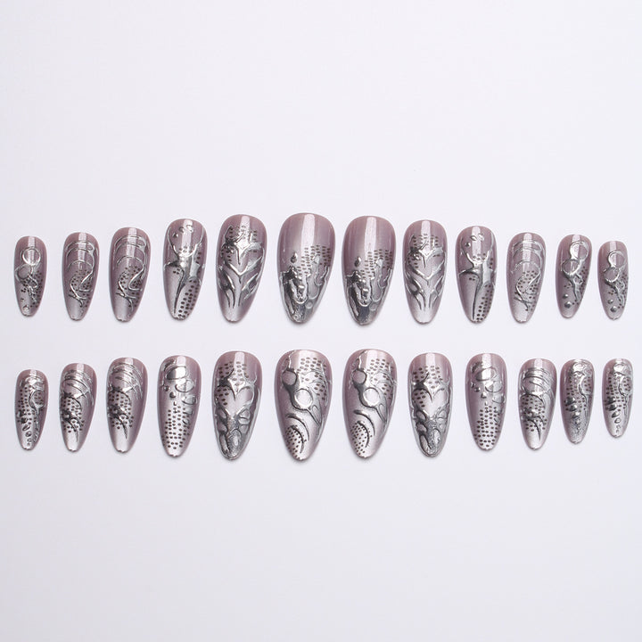 Artful Nail Tips with Modern Design Kalsten