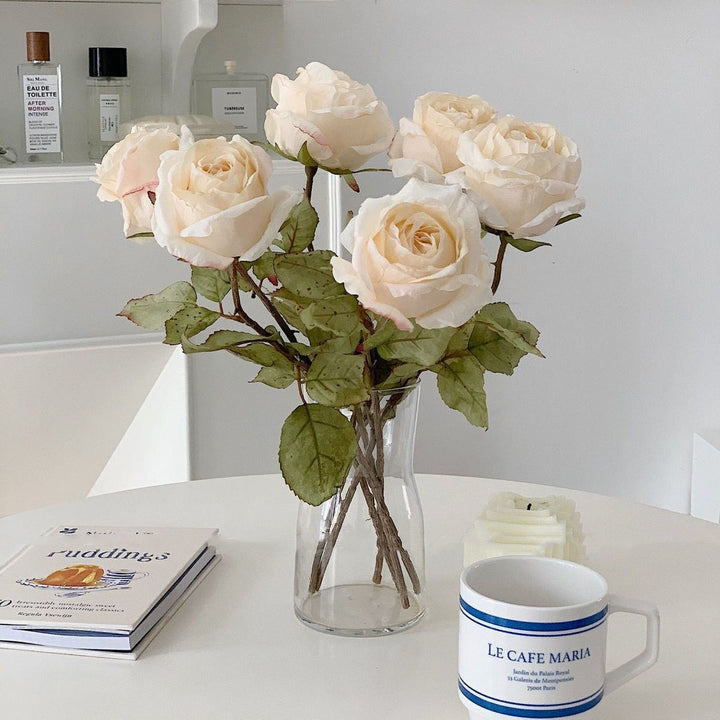 Lifelike Decorative Rose Arrangement