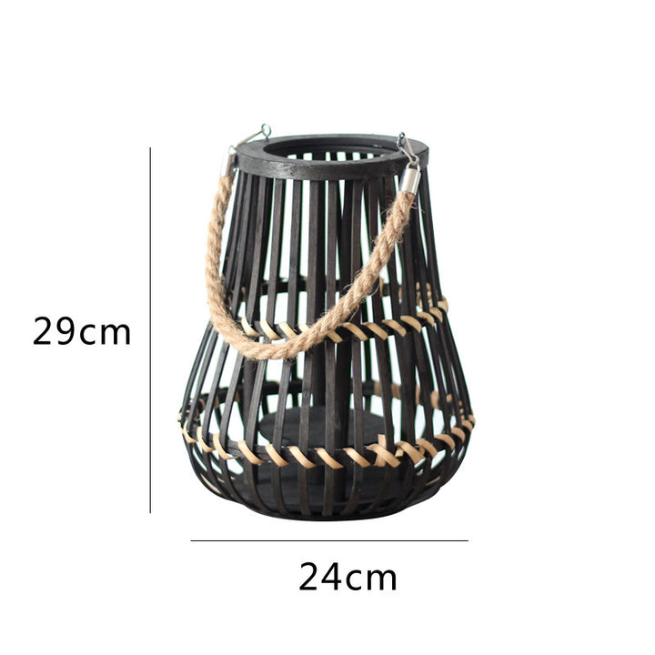 Stylish lantern with hemp handle Kalsten