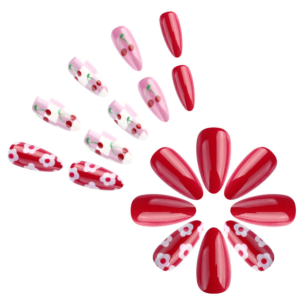 Artistic Cherry Blossom Nail Art Design Kalsten