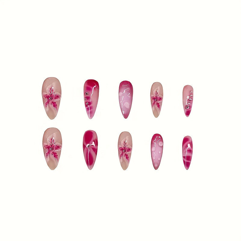 Elegant Stiletto Nail Art Set Kalsten