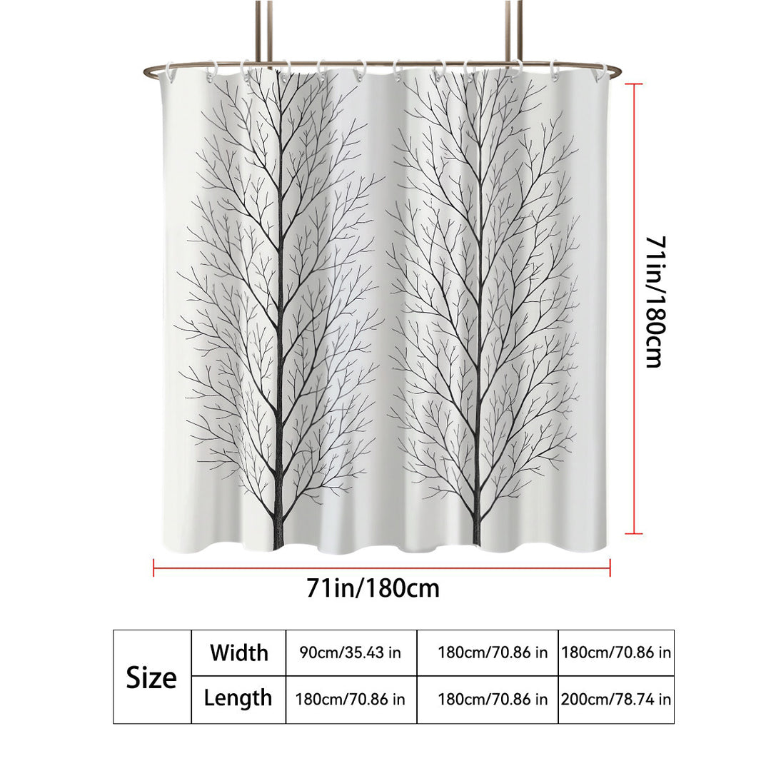 Artistic Tree Design Shower Curtain Kalsten