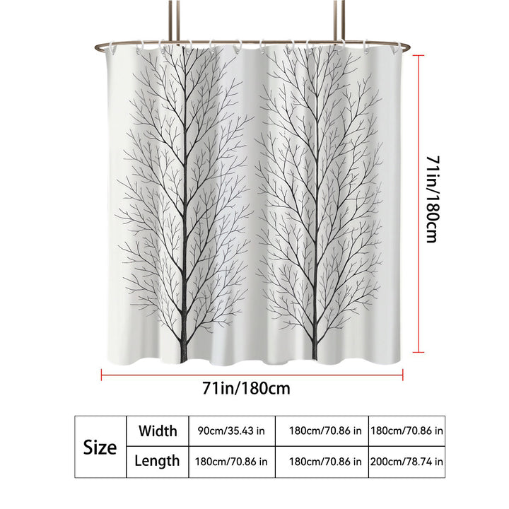 Artistic Tree Design Shower Curtain Kalsten