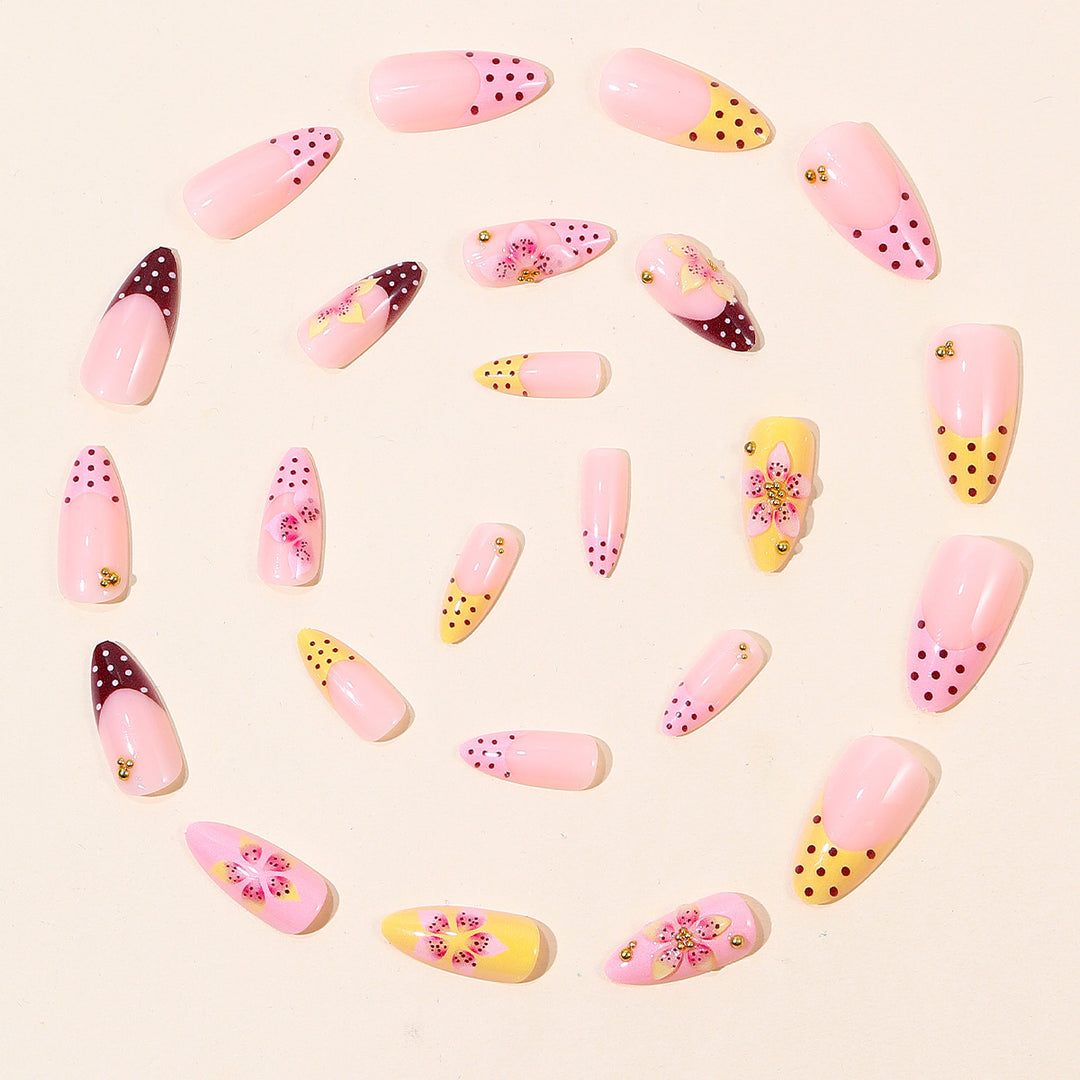 Decorative Floral Accent Nail Art Kalsten