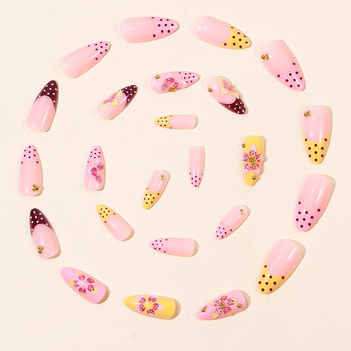 Decorative Floral Accent Nail Art Kalsten