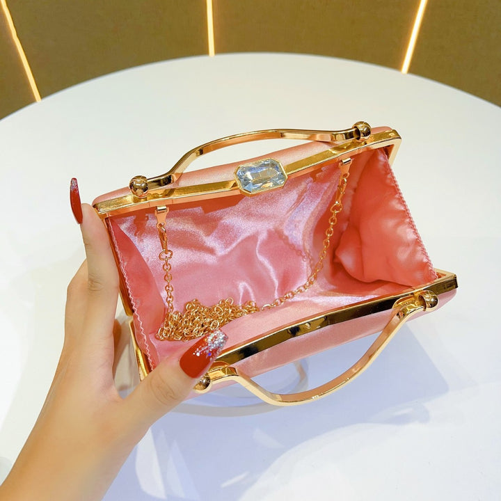 Vintage Satin Evening Handbag
