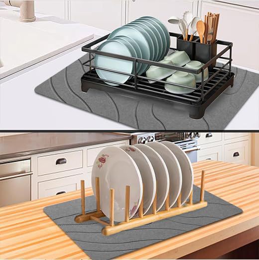 Textured Kitchen Drying Mat Kalsten