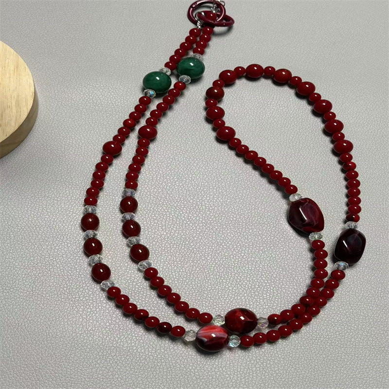 Multi-Strand Beaded Necklace Kalsten