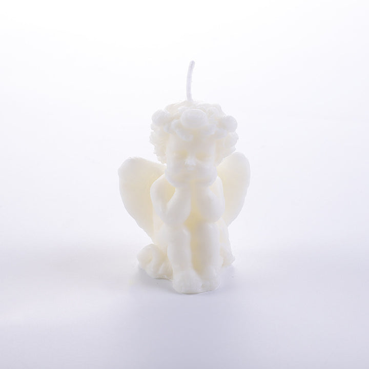 Textured Kernel Sculpted Scented Soy Wax Pillar Candle