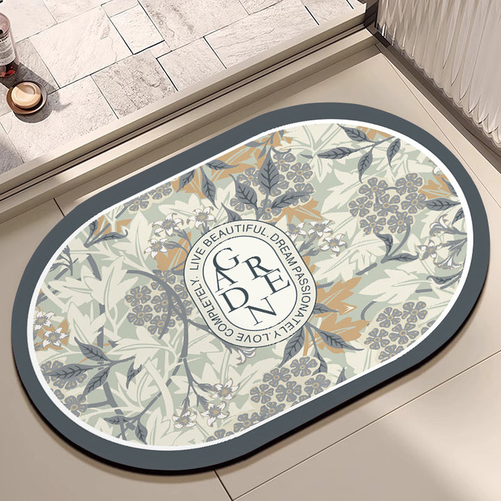 Decorative Motivational Bath Mat Kalsten
