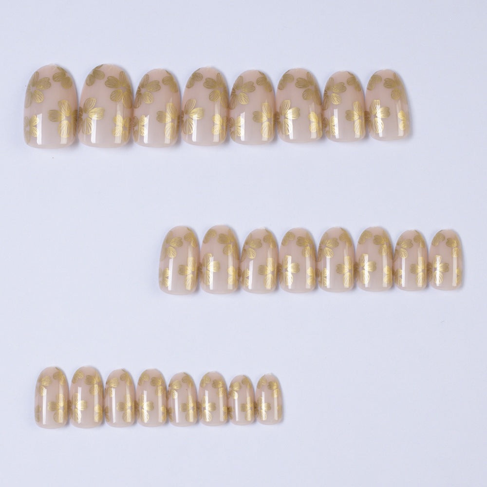 Artificial nails with elegant floral pattern Kalsten
