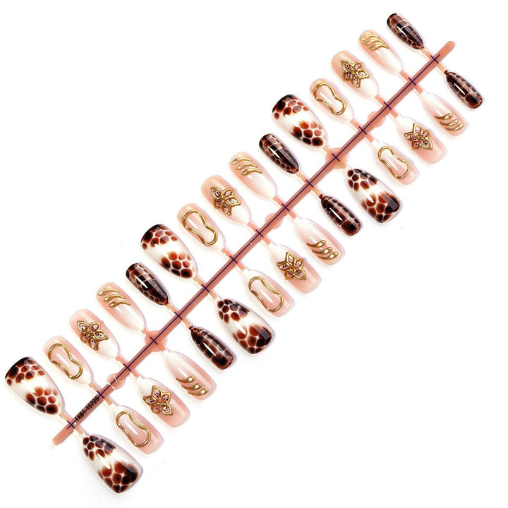 Exquisite Nail Art Set with Glamorous Accents Kalsten