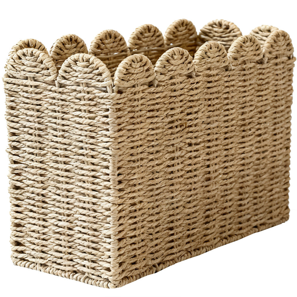 Decorative storage basket made of high-quality natural material Kalsten