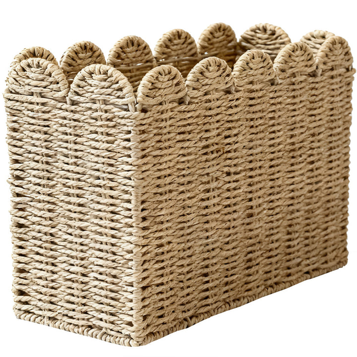 Decorative storage basket made of high-quality natural material Kalsten