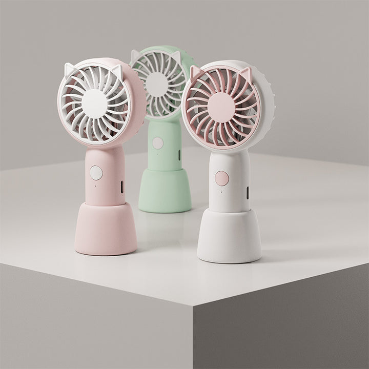 Ladies portable hand fan in elegant animal design Kalsten