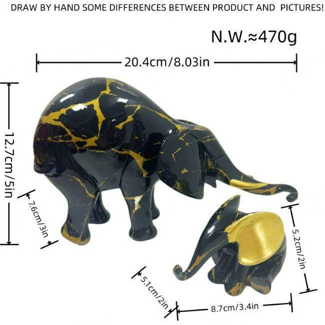 Decorative Elephant Figurine Kalsten