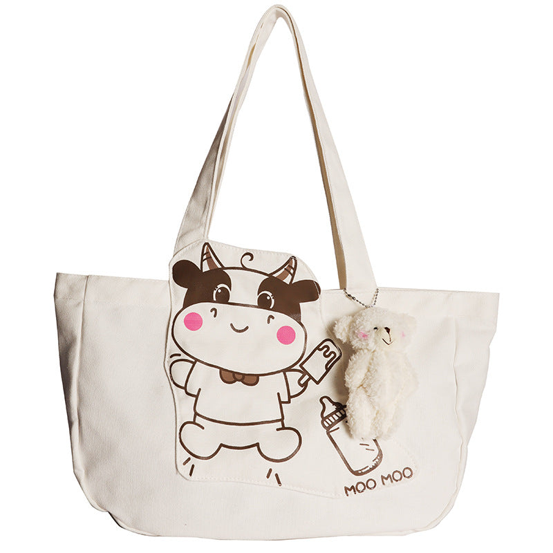 Cute Cartoon Animal Tote Bag