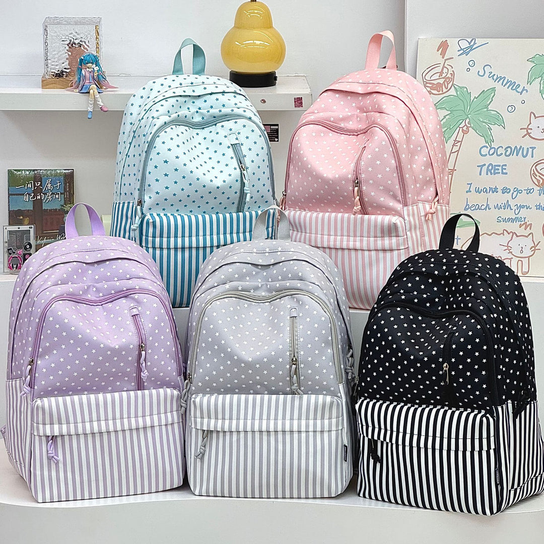 Stylish Star-Printed Large Capacity Backpack Kalsten